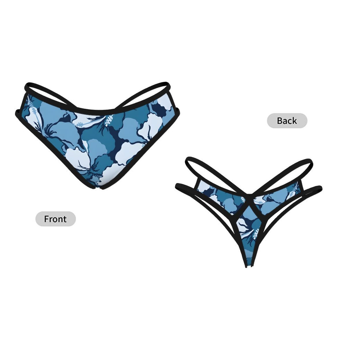 Women's Seamless Print Thong
