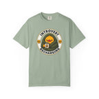 Introvert Duck Tee in Bay — front flat lay with graphic print