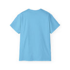 Live the Sea-Doo Life Tee in Sky blue — back view, blank