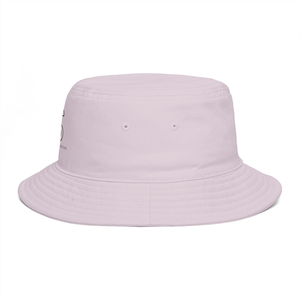 SparkyCA Bucket Hat in Orchid — side angle view