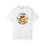 I Came, I Saw, I Hate It Duck Tee in White — front flat lay with graphic print