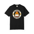No Thoughts Head Empty Duck Tee in Black — front flat lay with graphic print