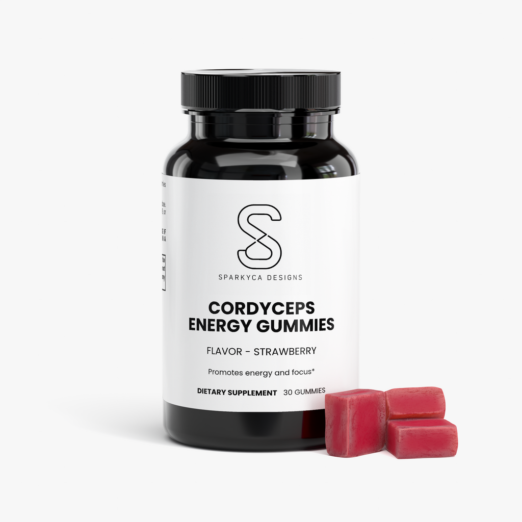 Cordyceps Energy Gummies - Strawberry Flavour