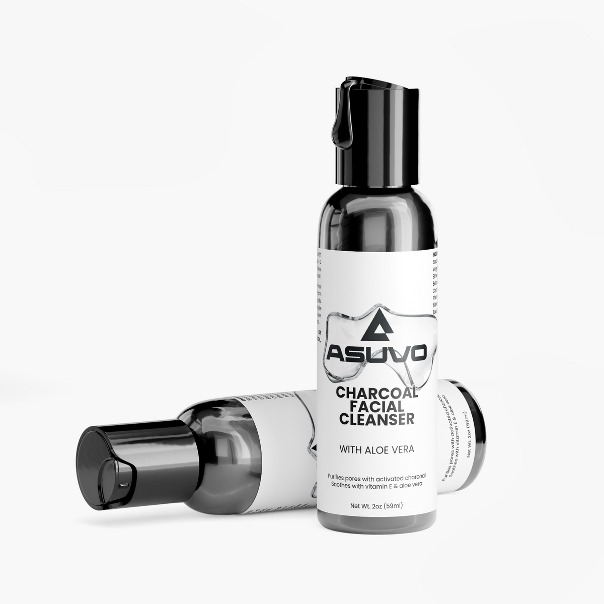 Asuvo Charcoal Facial Cleanser – product photo 3