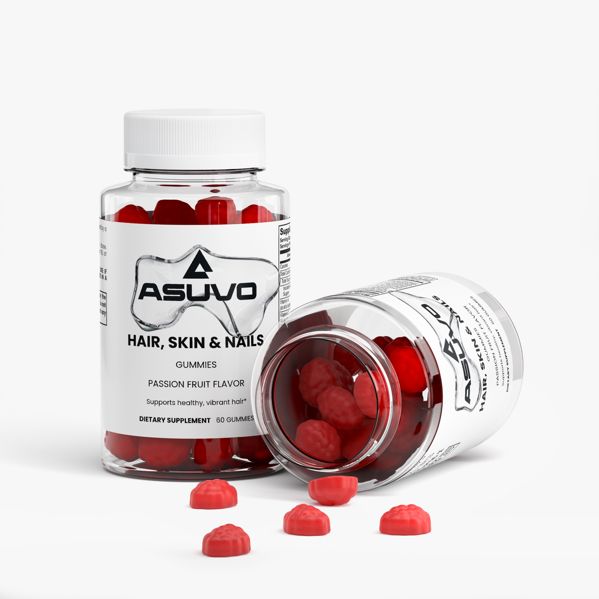 Asuvo Hair, Skin & Nails Gummies – product photo 2