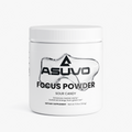 ASUVO Focus Powder (Sour Candy) jar, front label view