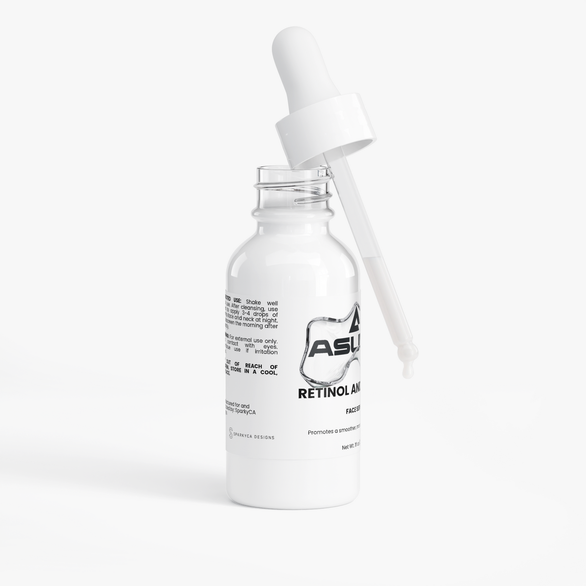 Asuvo Retinol and Peptide Face Serum – product photo 2