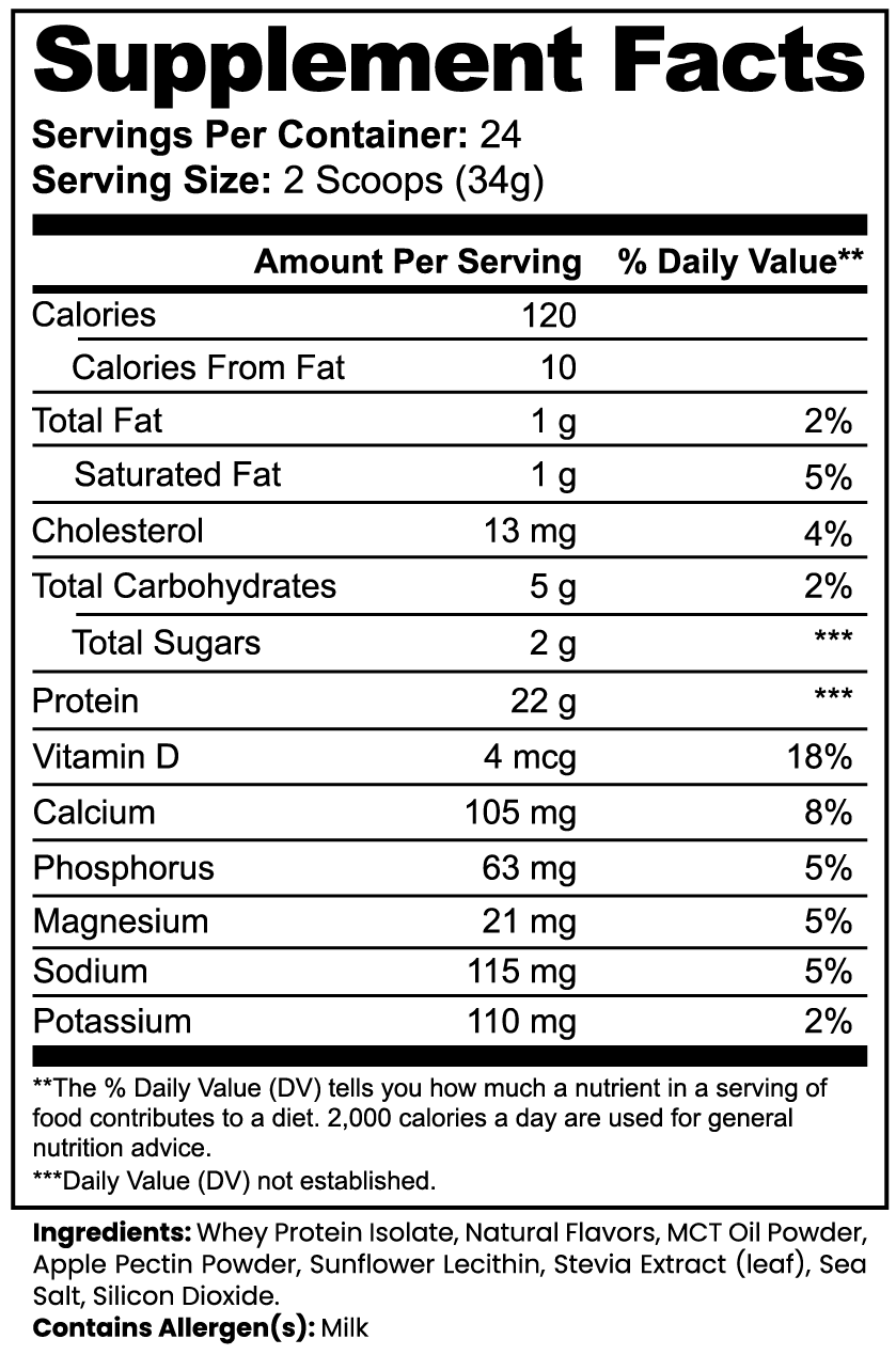 Asuvo Advanced 100% Whey Protein Isolate (Vanilla) – product photo 6