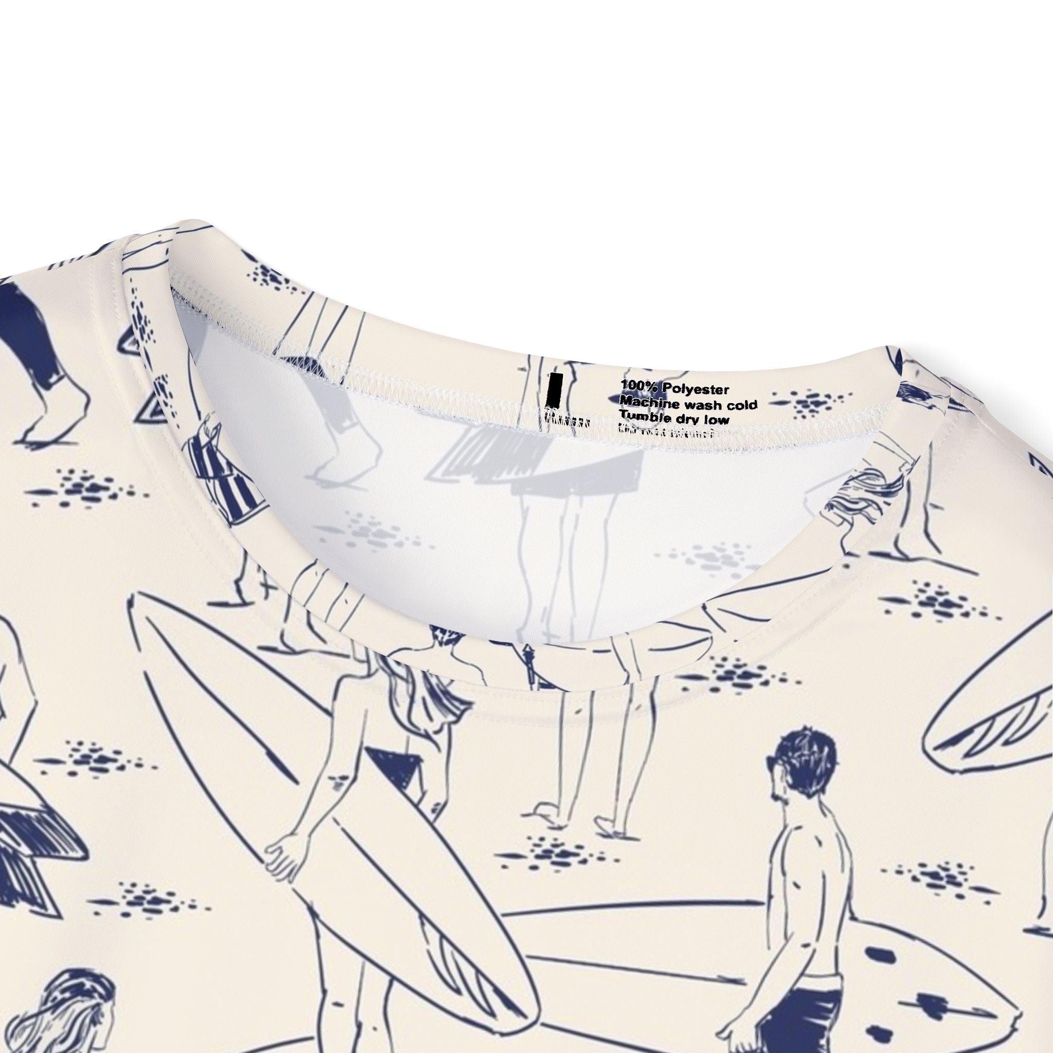 Surf Scene Men's Jersey — Graphic Beach Surfer Tee
