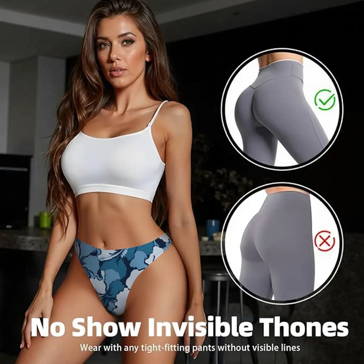 Women's Low-Rise Print Thong