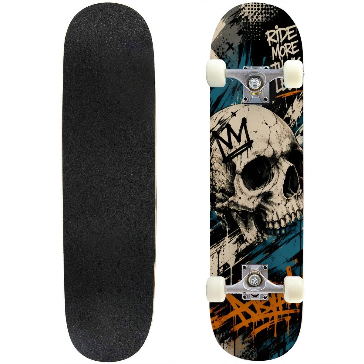 Complete Skateboard (Made in USA) Skull