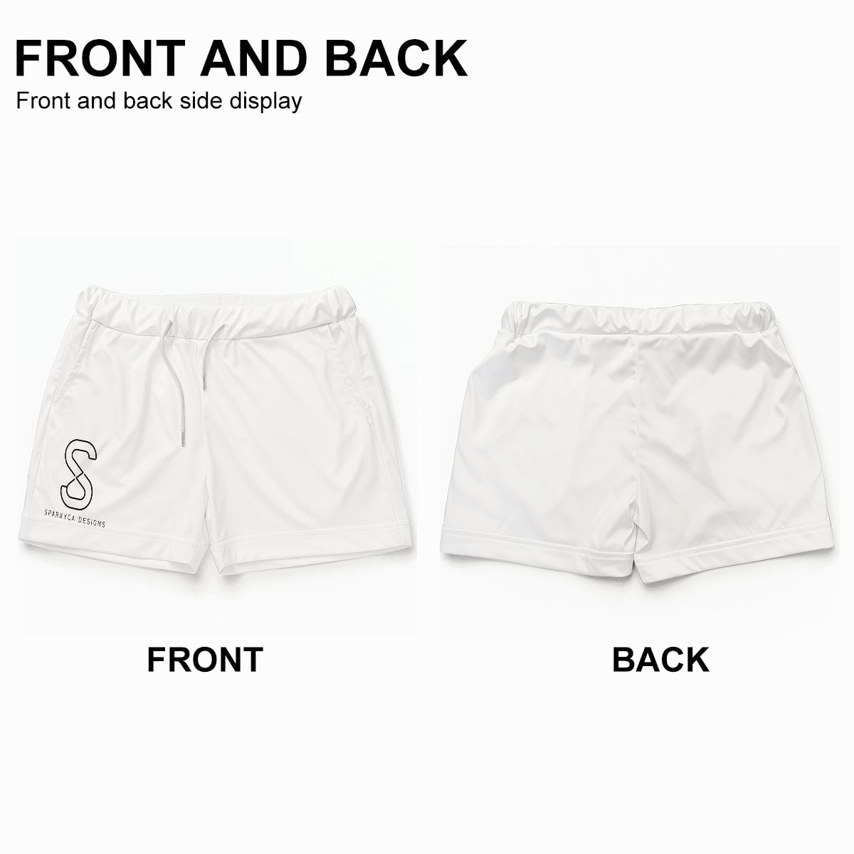 Women's Beach Shorts — SparkyCA Drawstring Shorts