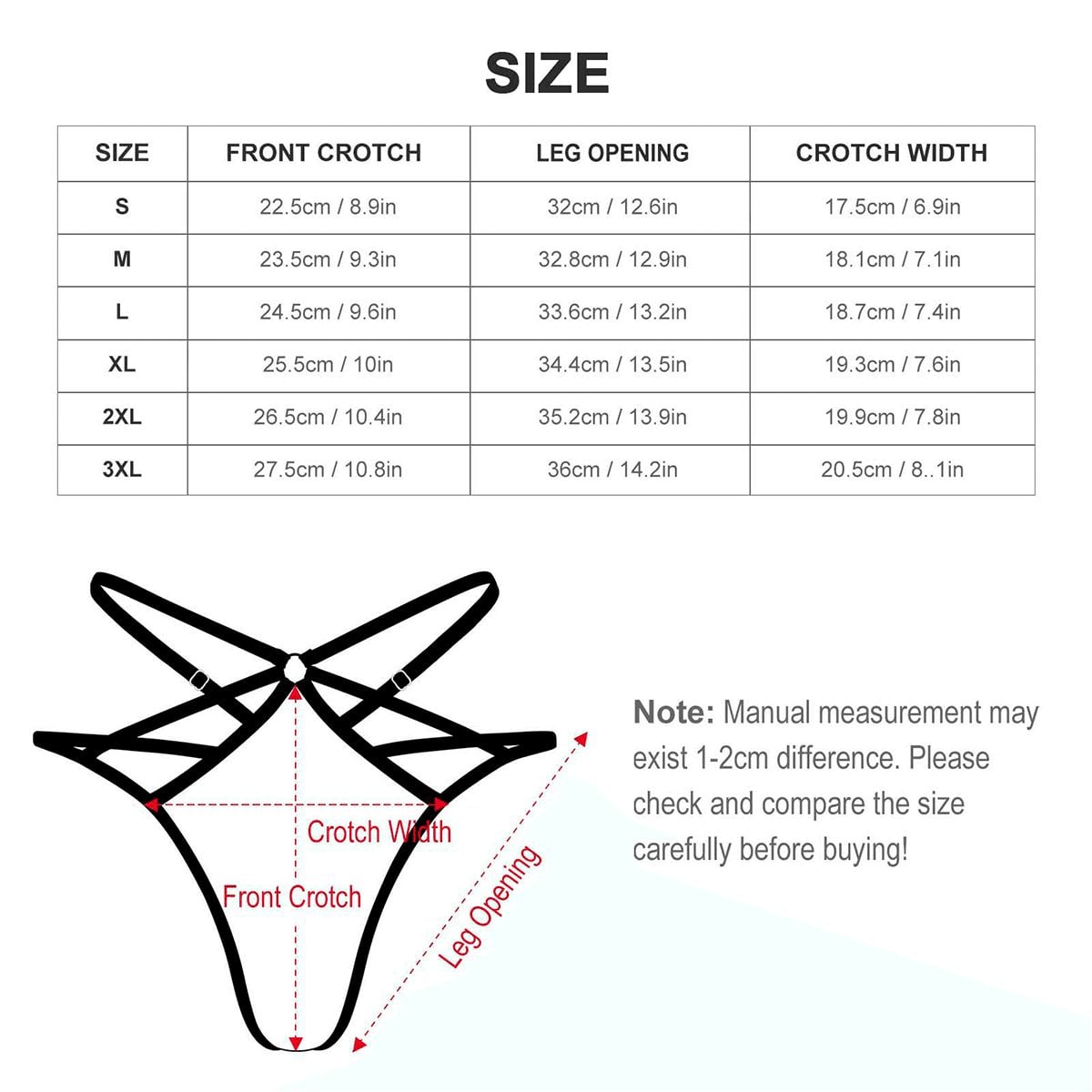 Women's Strappy G String Thong
