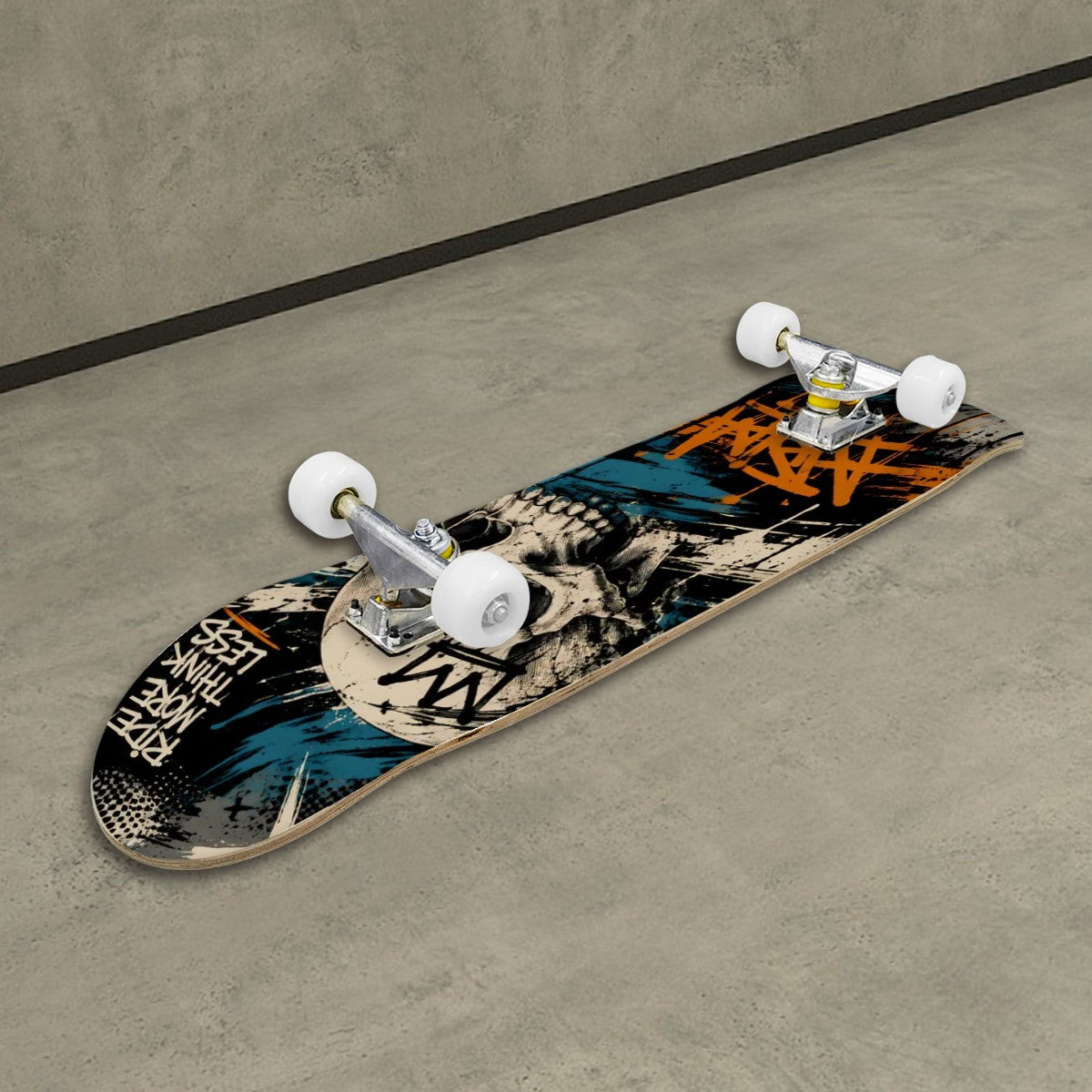 Complete Skateboard (Made in USA) Skull