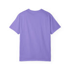I Choose Violence Duck Tee in Violet — back view, plain with no print