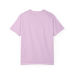 Introvert Duck Tee in Orchid — back view, plain with no print