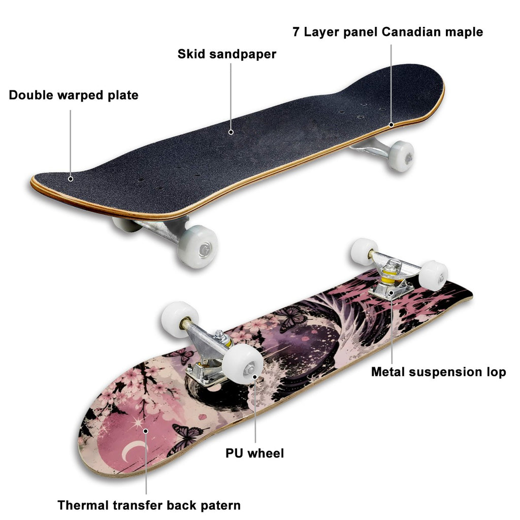 Complete Skateboard (Made in USA) Yin Yang