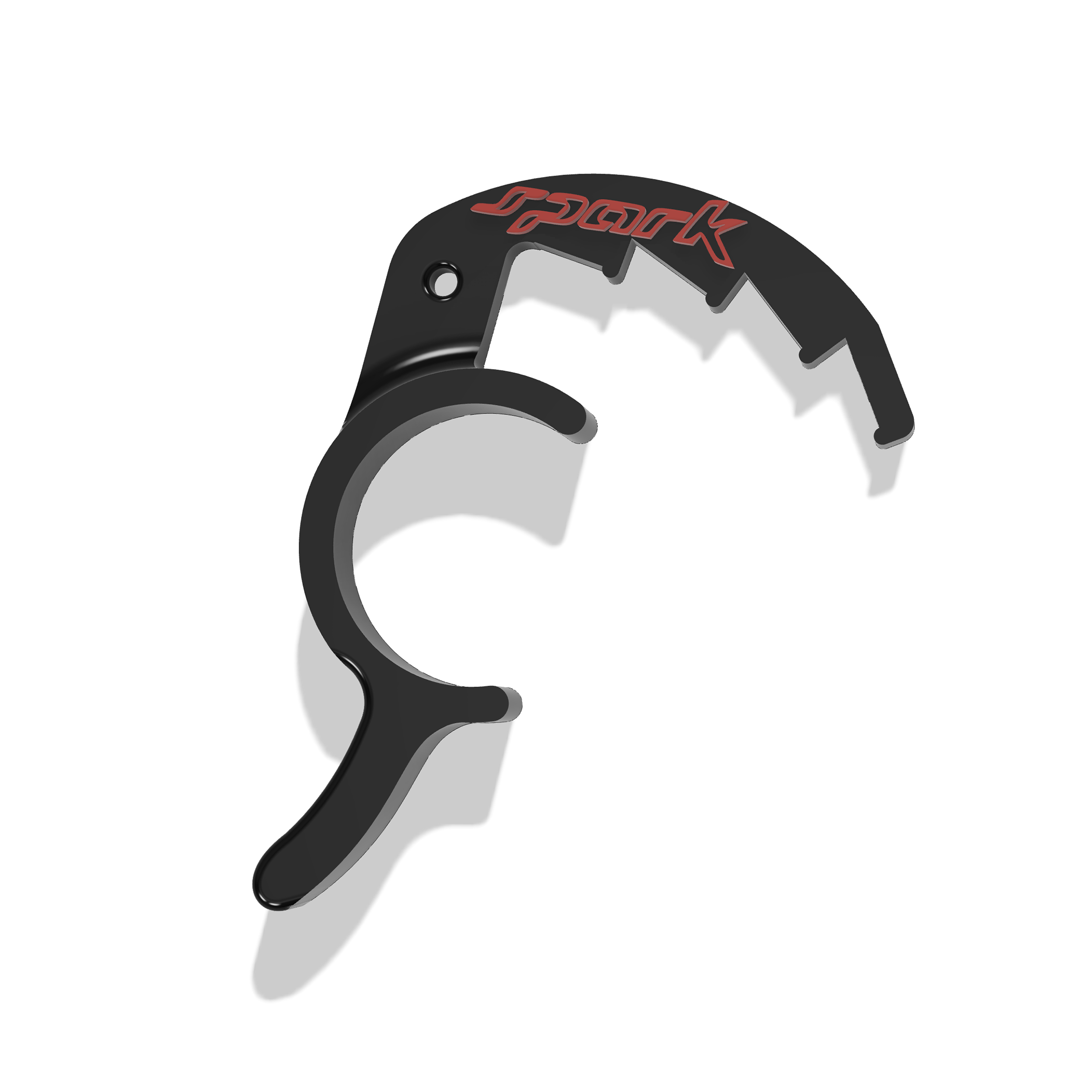 3D render of black Sea-Doo Spark cruise control lever