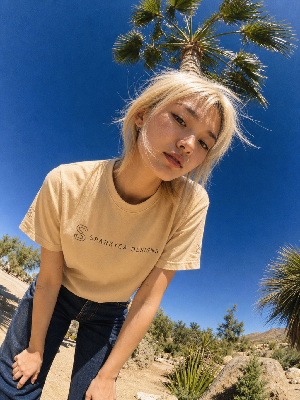Sparkyca Designs Minimal Logo T‑Shirt — Classic Graphic Tee