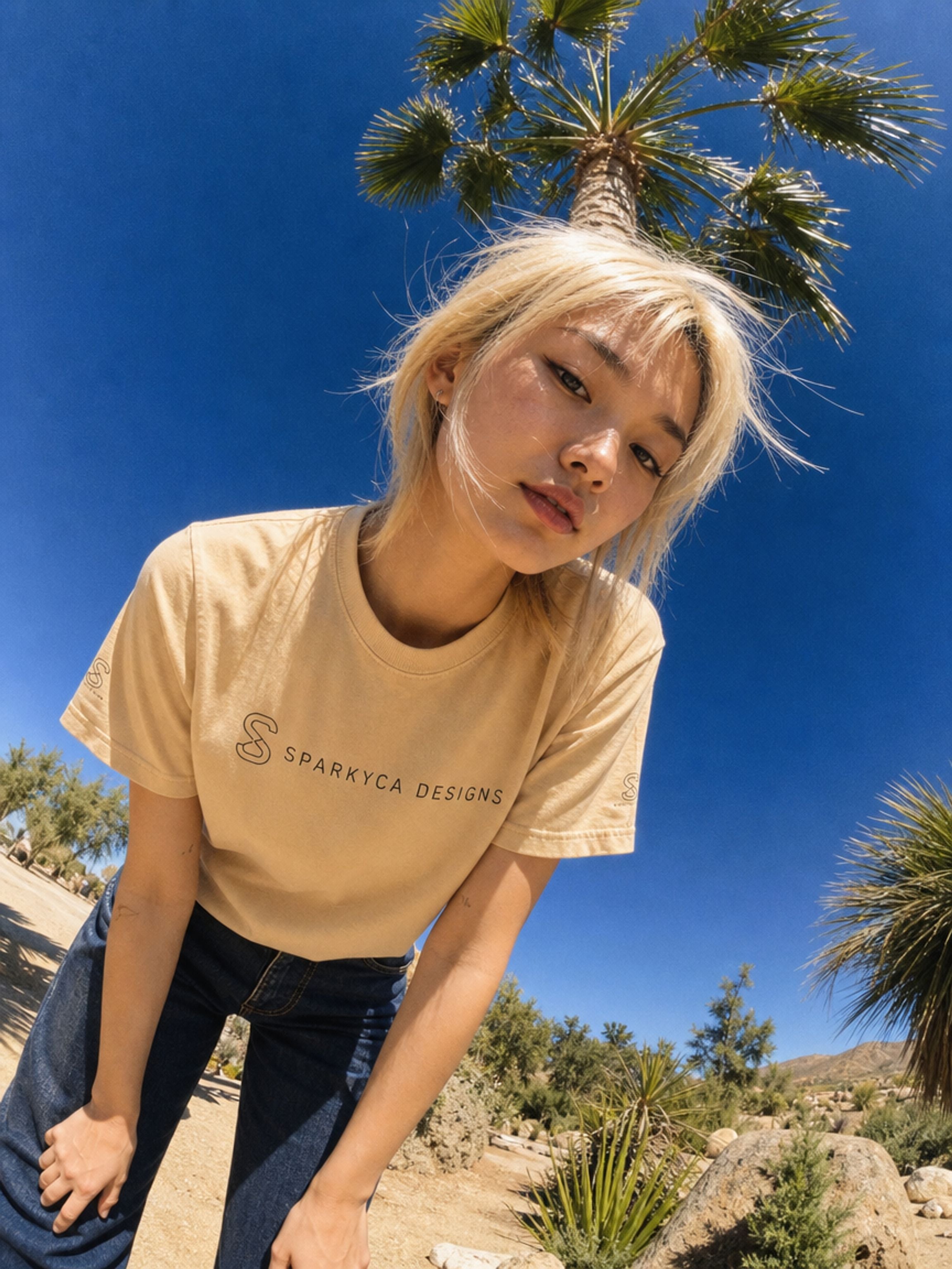 Sparkyca Designs Minimal Logo T‑Shirt — Classic Graphic Tee