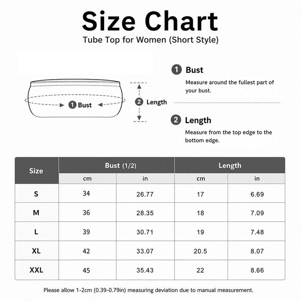 Women's Strapless Tube Top