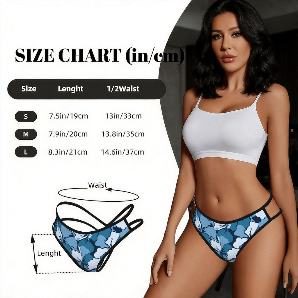 Women's Seamless Print Thong