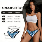 Women's Seamless Print Thong