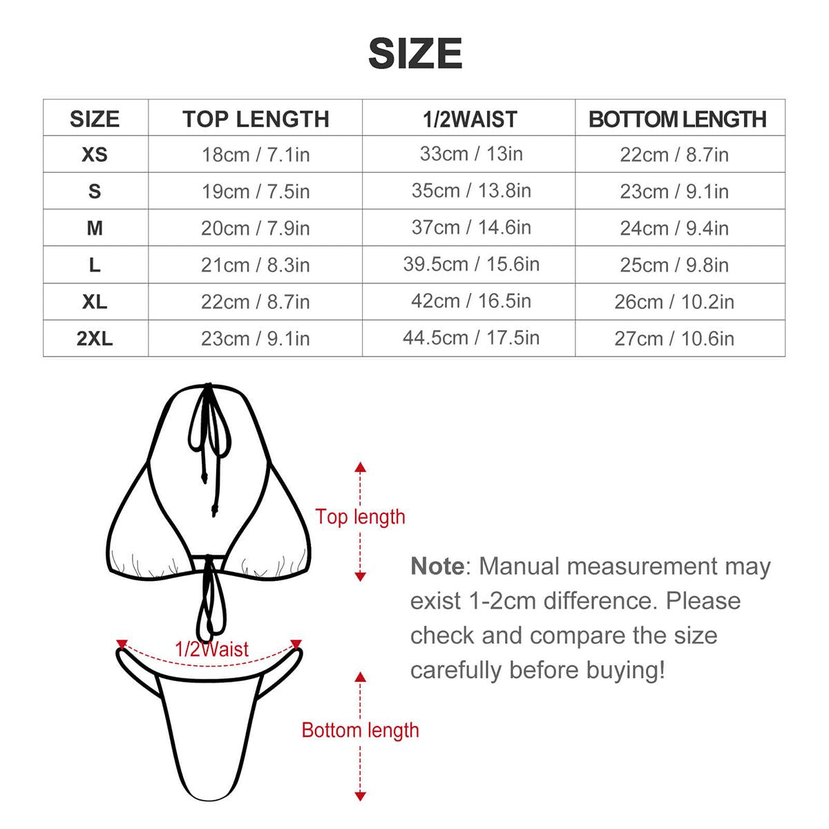 Women's Thong Bikini