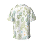Men's Cuban Collar Short Sleeve Shirt