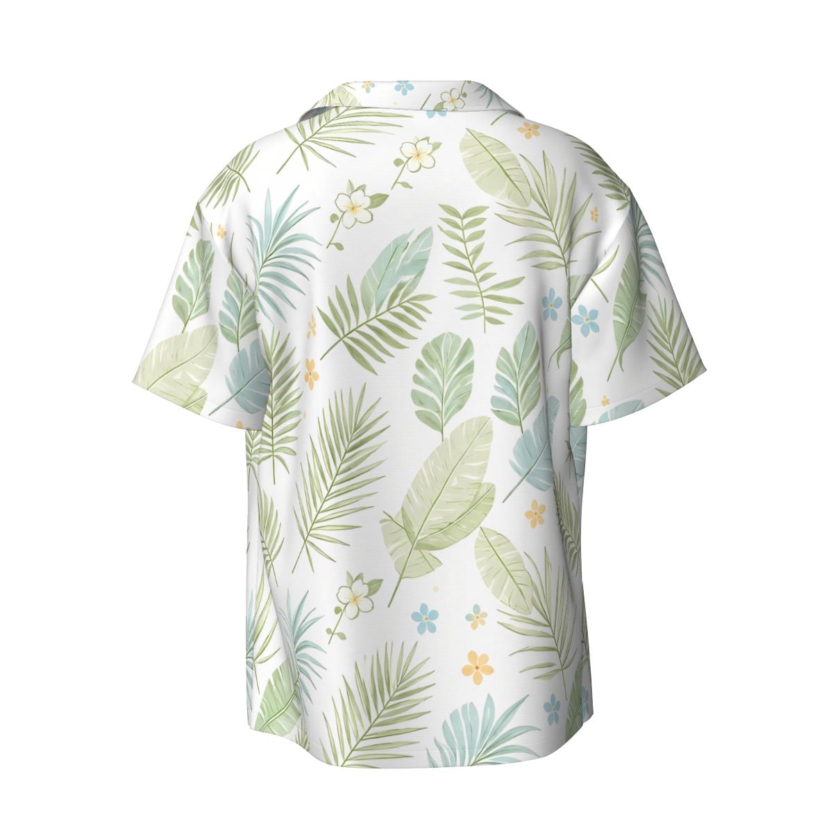 Men's Cuban Collar Short Sleeve Shirt