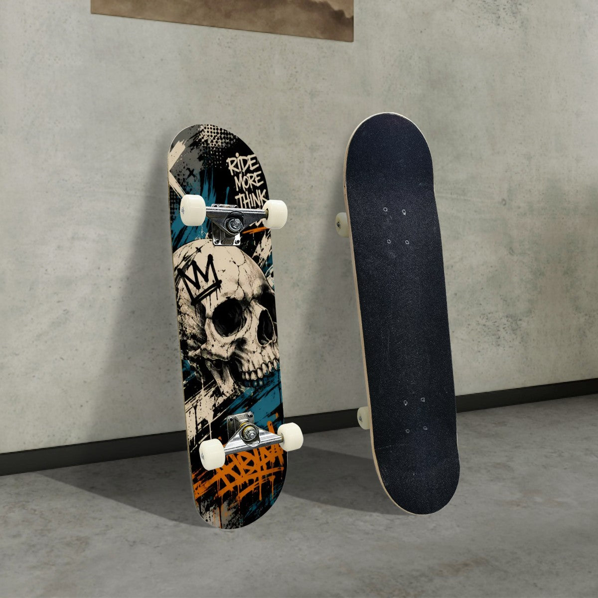 Complete Skateboard (Made in USA) Skull