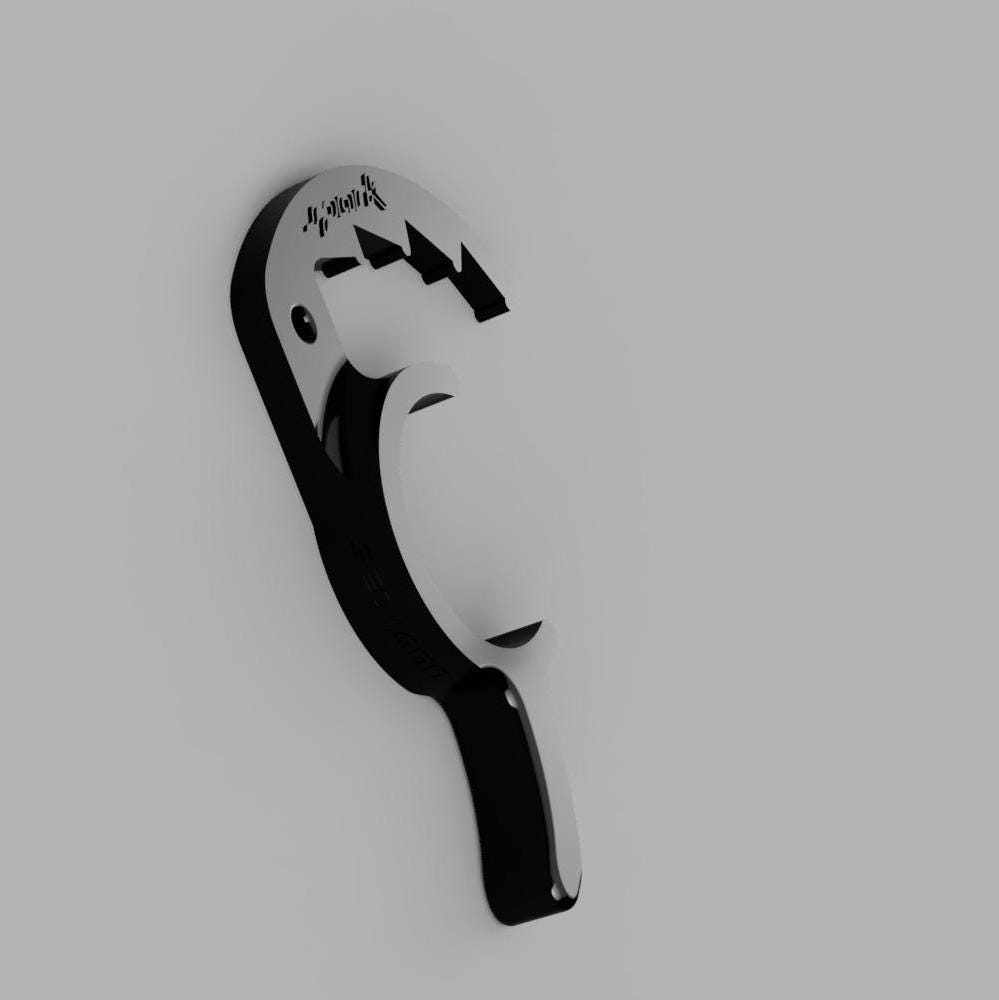 3D render of black and silver Sea-Doo Spark cruise control lever