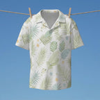 Men's Cuban Collar Short Sleeve Shirt